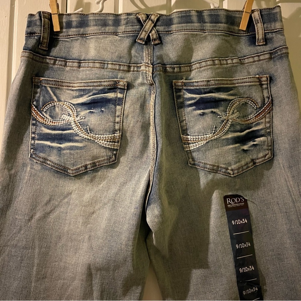 Rod’s True Western bootcut jeans size 9/10 inseam 34 NEW
